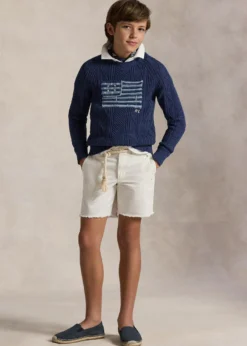 Polo Ralph LaurenBoy's Cotton Faded Flag Sweater, Size S-XL