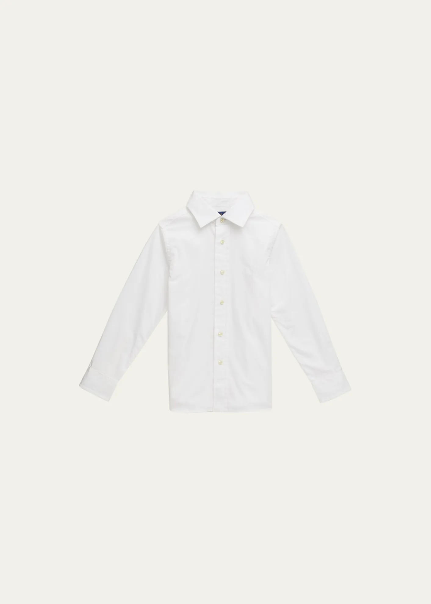 Polo Ralph LaurenBoy's Poplin Embroidered Dress Shirt, Size 5-7
