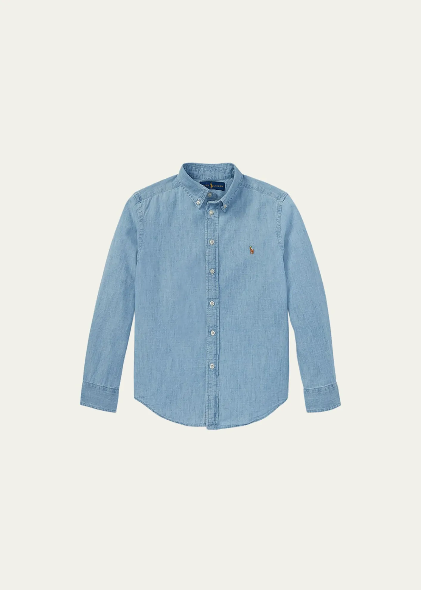 Polo Ralph LaurenBoy's Woven Chambray Shirt, Size S-XL