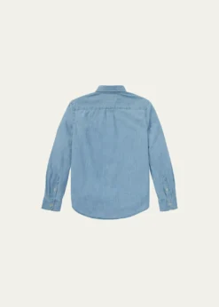 Polo Ralph LaurenBoy's Woven Chambray Shirt, Size S-XL