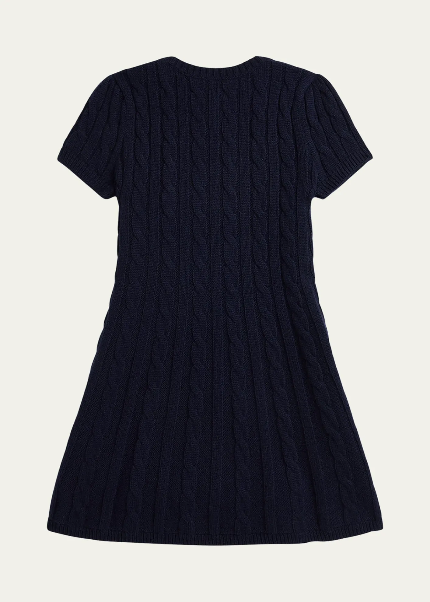 Polo Ralph LaurenGirl's American Flag Cashmere Cable Knit Dress, Size 2-6X