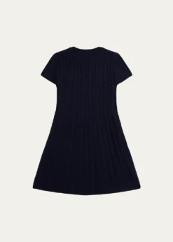 Polo Ralph LaurenGirl's American Flag Cashmere Cable Knit Dress, Size S-XL