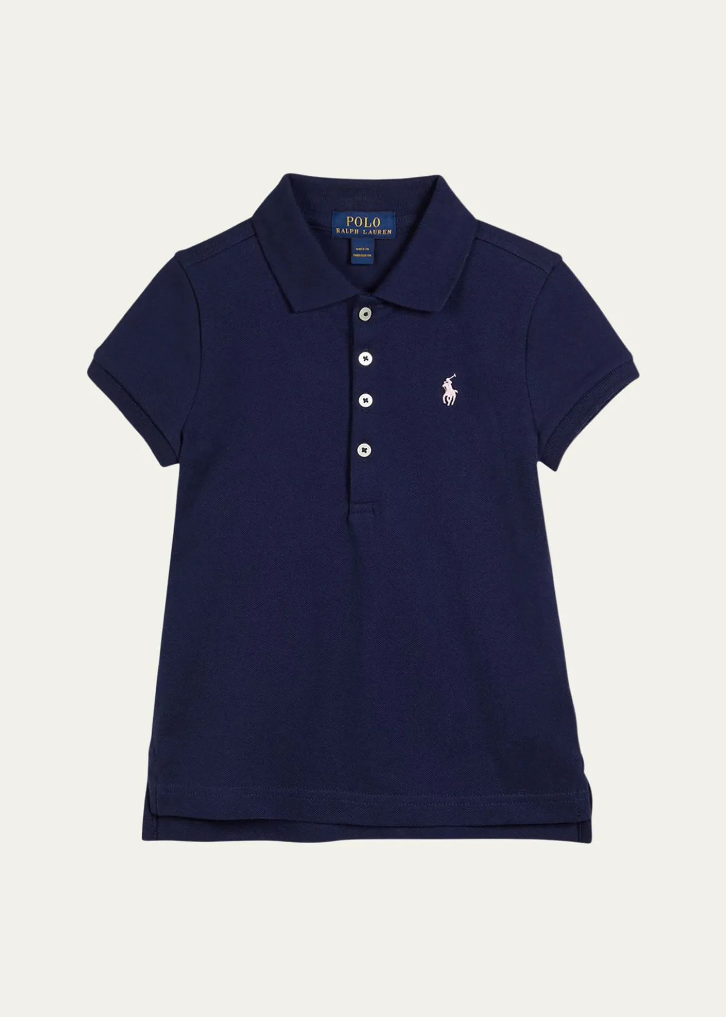 Polo Ralph LaurenGirl's Logo Embroidered Short-Sleeve Polo Shirt, Size 2-6X