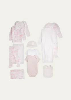 Polo Ralph LaurenKid's 11-Piece Cotton Interlock Gift Set, Size Newborn-9M