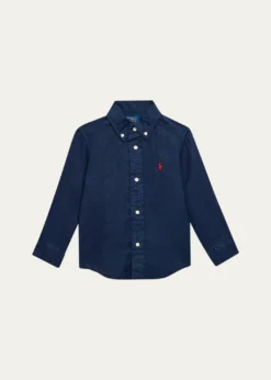Polo Ralph LaurenLittle Boy's & Boy's Linen Shirt