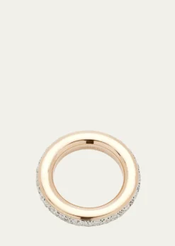 PomellatoIconica 18K Rose and White Gold Ring with Diamonds
