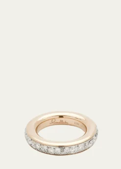 PomellatoIconica 18K Rose and White Gold Ring with Diamonds