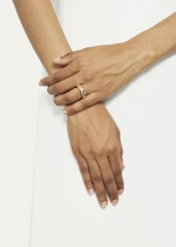 PomellatoIconica 18K Rose Gold Medium Band Ring with Diamonds