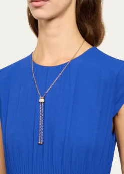 PomellatoIconica 18K Rose Gold Diamond Lariat Necklace