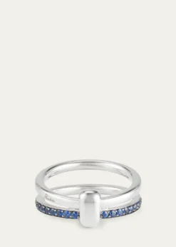 PomellatoIconica 18k White Gold Sapphire Ring