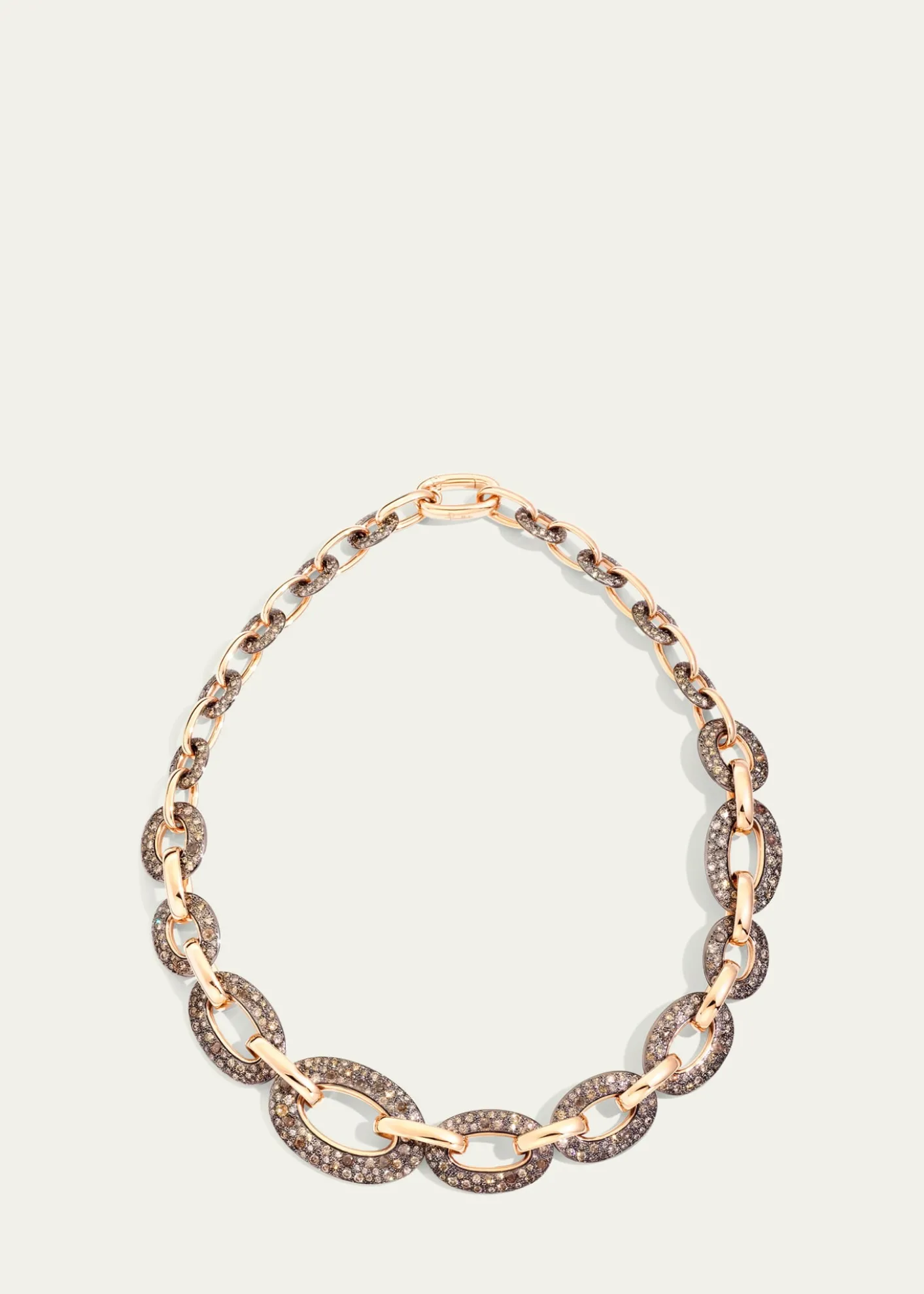 Pomellato18K Catene Brown Diamond Link Bracelet