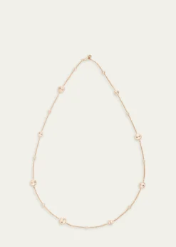 Pomellato18K Rose Gold Diamond Pom Pom Dot Necklace