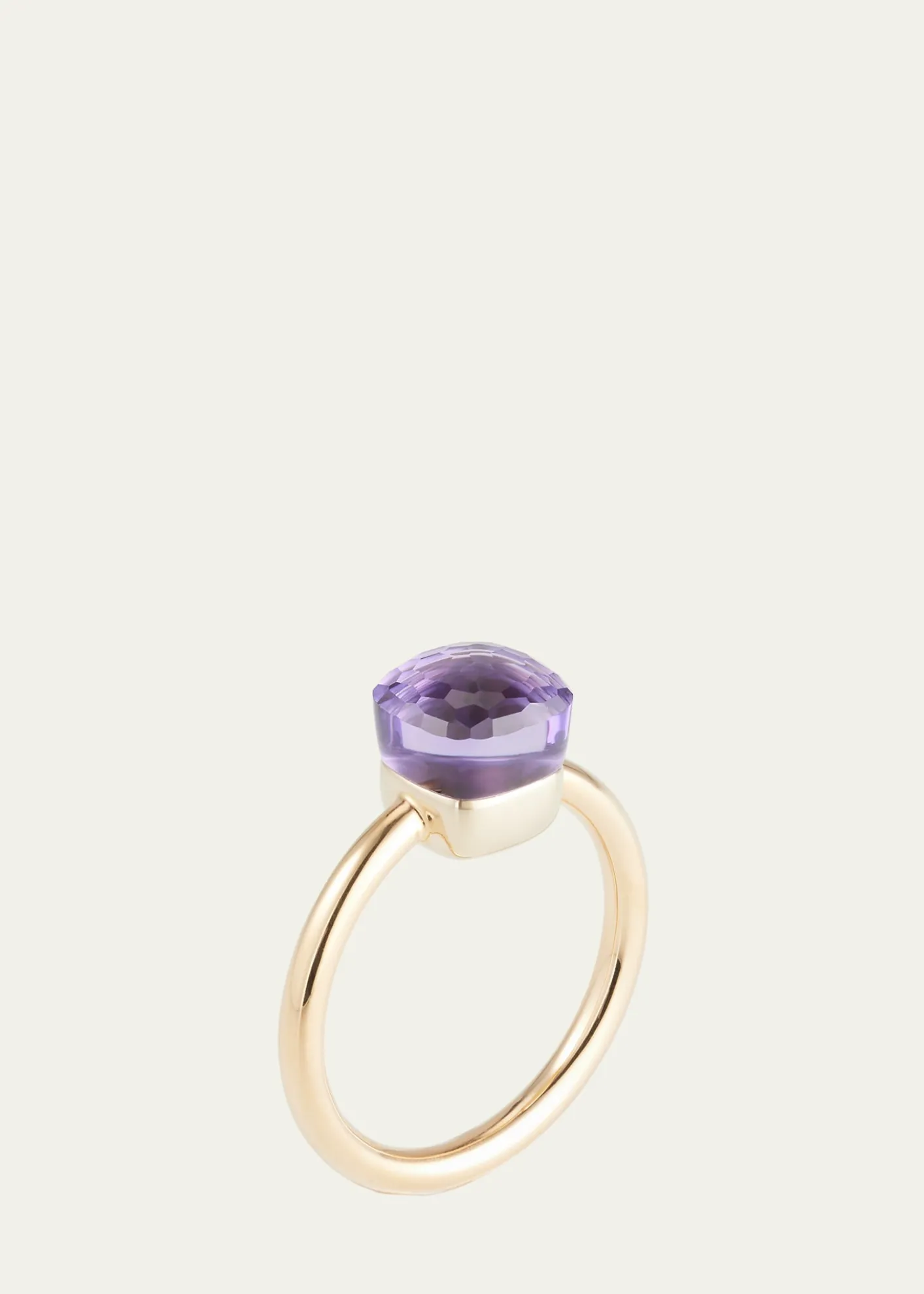 Pomellato18K Rose Gold Nudo Petit Amethyst Ring