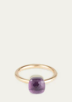 Pomellato18K Rose Gold Nudo Petit Amethyst Ring