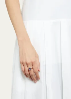 PomellatoNudo Gele Classic 18k Gold Amethyst Ring