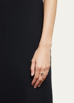 PomellatoNudo Petite Rose Gold & White Topaz Ring