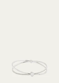 PomellatoWhite Gold Together Bracelet with Diamonds