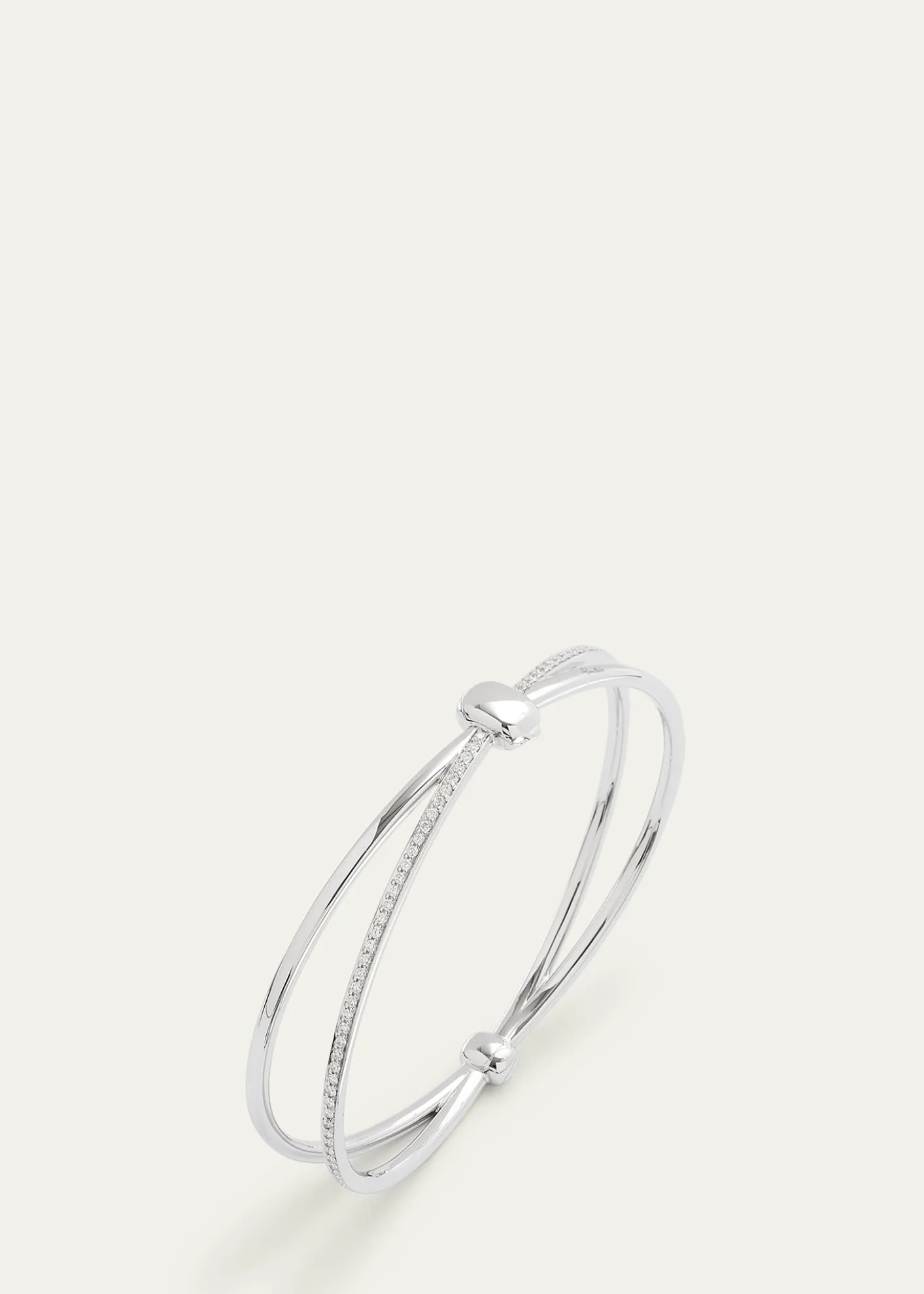 PomellatoWhite Gold Together Bracelet with Diamonds