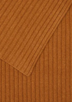 PortolanoRibbed Cashmere Scarf