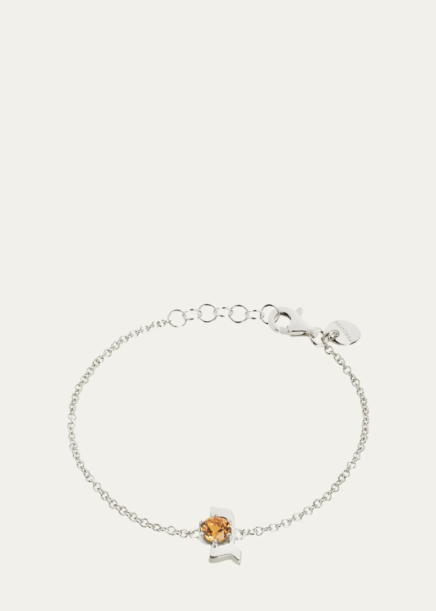 Procaccia Jewelry18K Gold Hebrew GIMEL Initial Bracelet