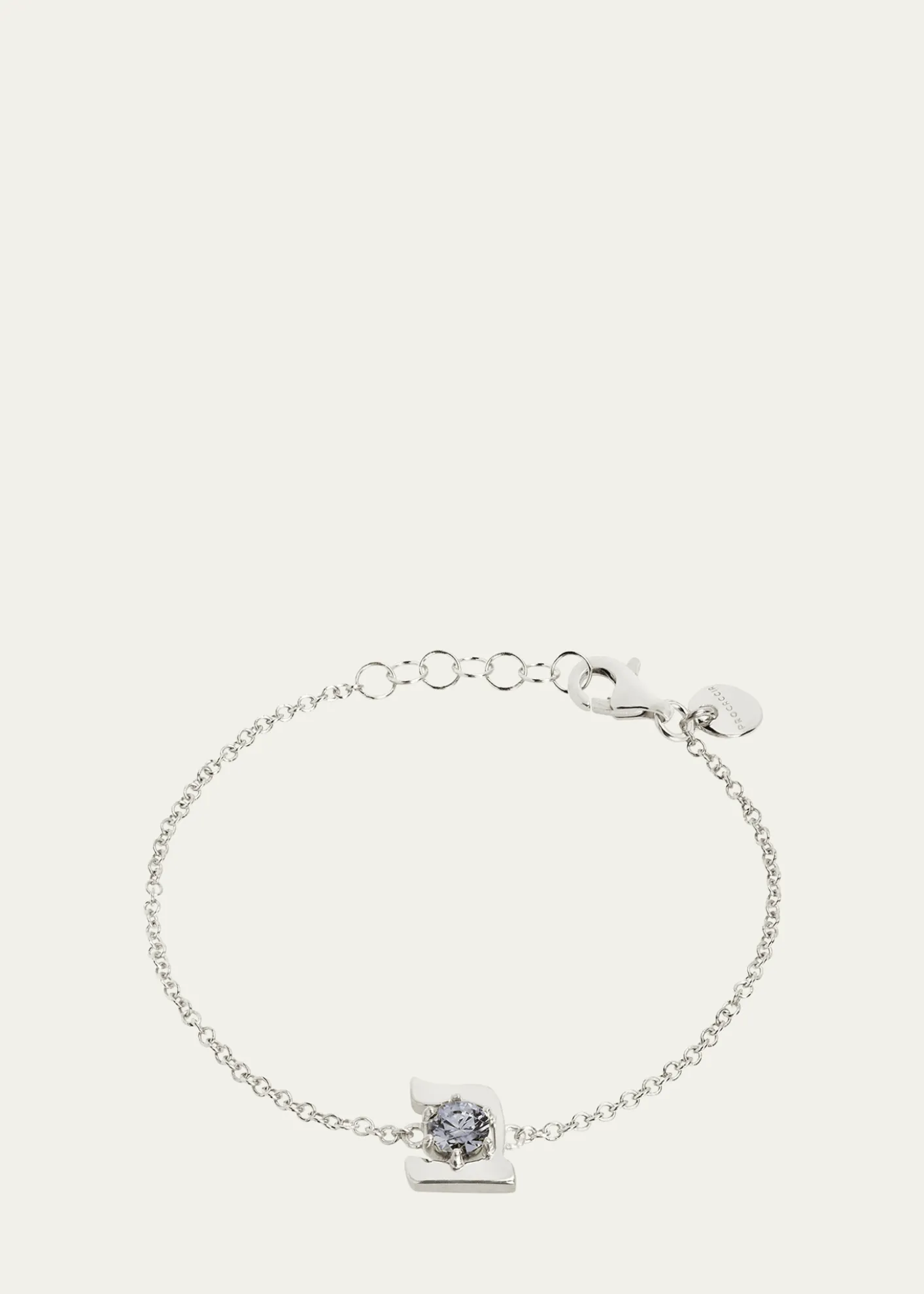 Procaccia Jewelry18K Gold Hebrew BET Initial Bracelet