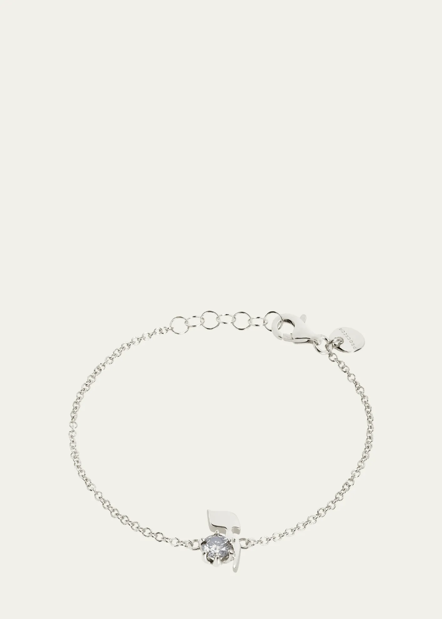 Procaccia Jewelry18K Gold Hebrew ZAYN Initial Bracelet