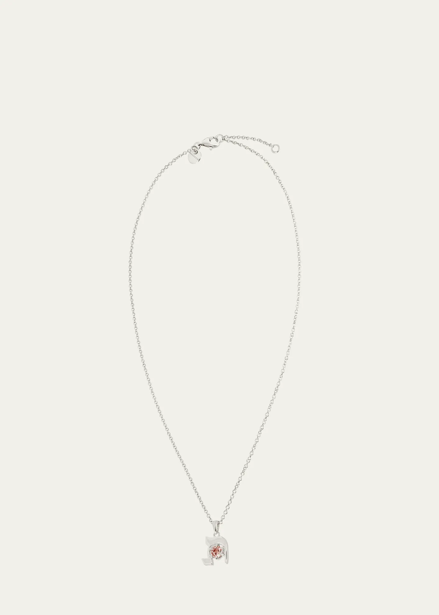 Procaccia Jewelry18K Gold Hebrew TAV Initial Necklace