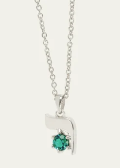 Procaccia Jewelry18K Gold Hebrew RESH Initial Necklace