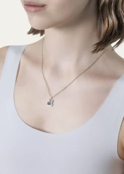Procaccia Jewelry18K Gold Hebrew ZADI Initial Necklace