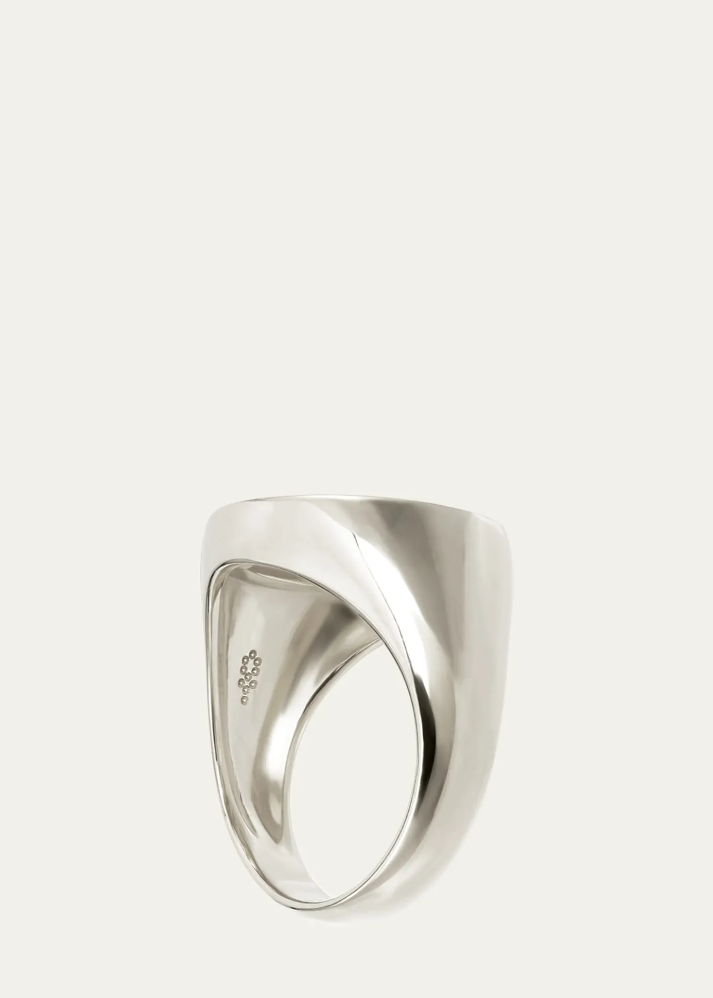 Procaccia Jewelry18K Gold Hebrew LAMED Initial Signet Ring