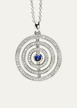 Procaccia Jewelry18K White Gold The Good Eye Pendant Necklace