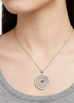 Procaccia Jewelry18K White Gold The Good Eye Pendant Necklace