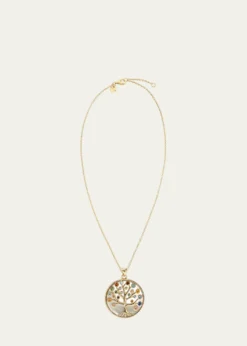 Procaccia Jewelry18K Yellow Gold Tree of Life Medallion Necklace