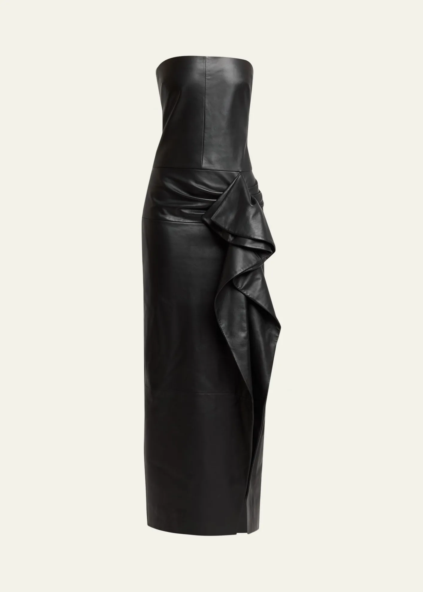 Proenza SchoulerAlonna Strapless Leather Dress