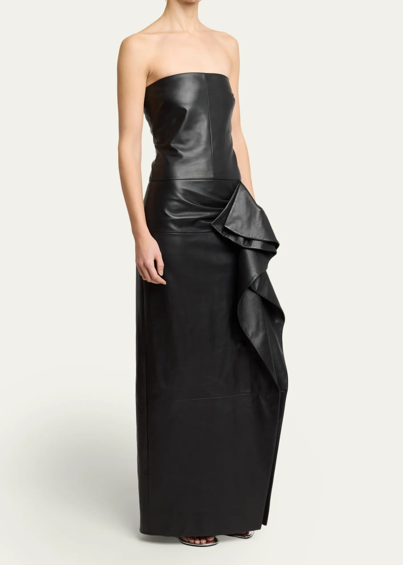Proenza SchoulerAlonna Strapless Leather Dress