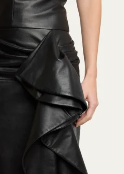 Proenza SchoulerAlonna Strapless Leather Dress