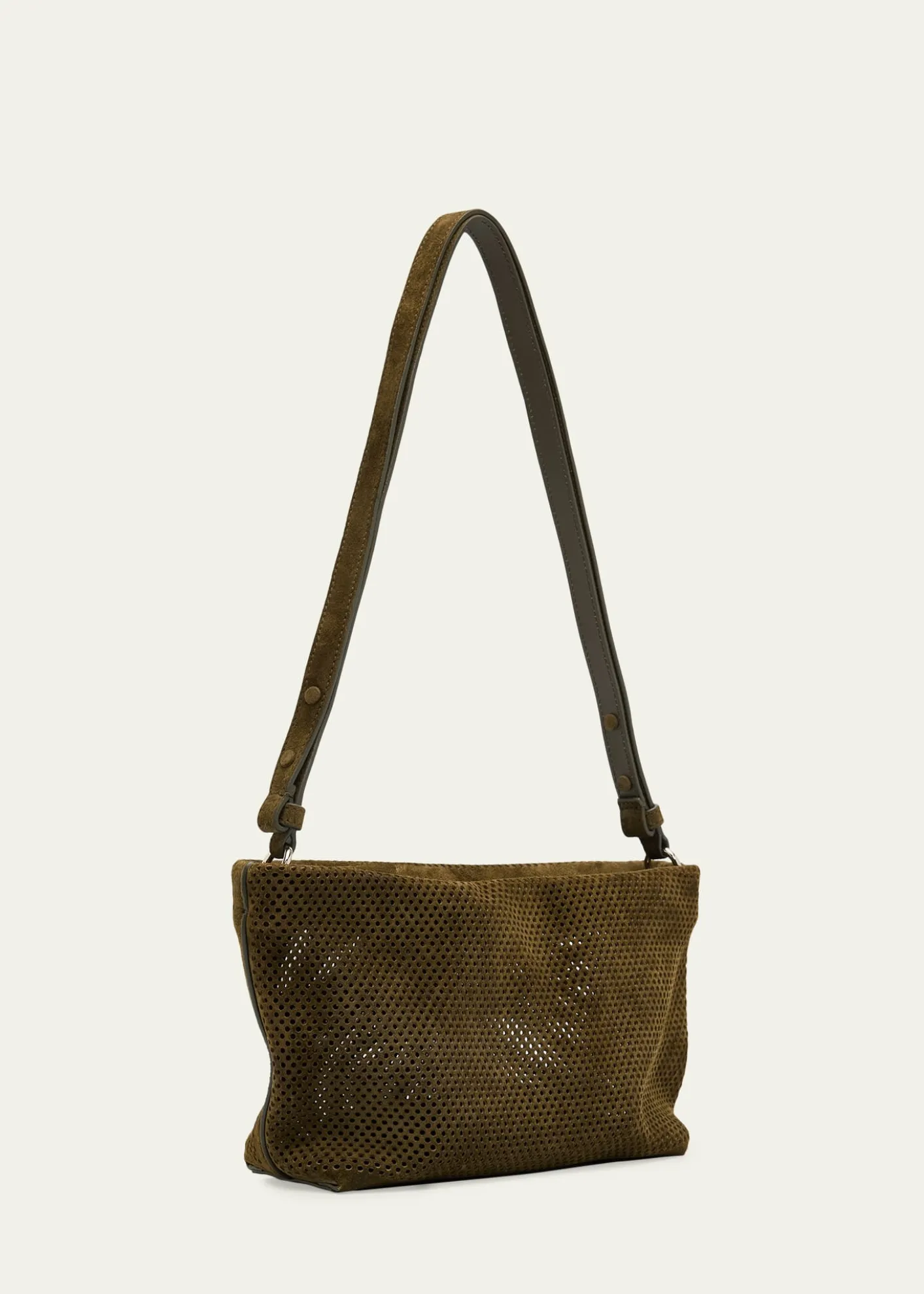 Proenza SchoulerBond Perforated Suede Shoulder Bag