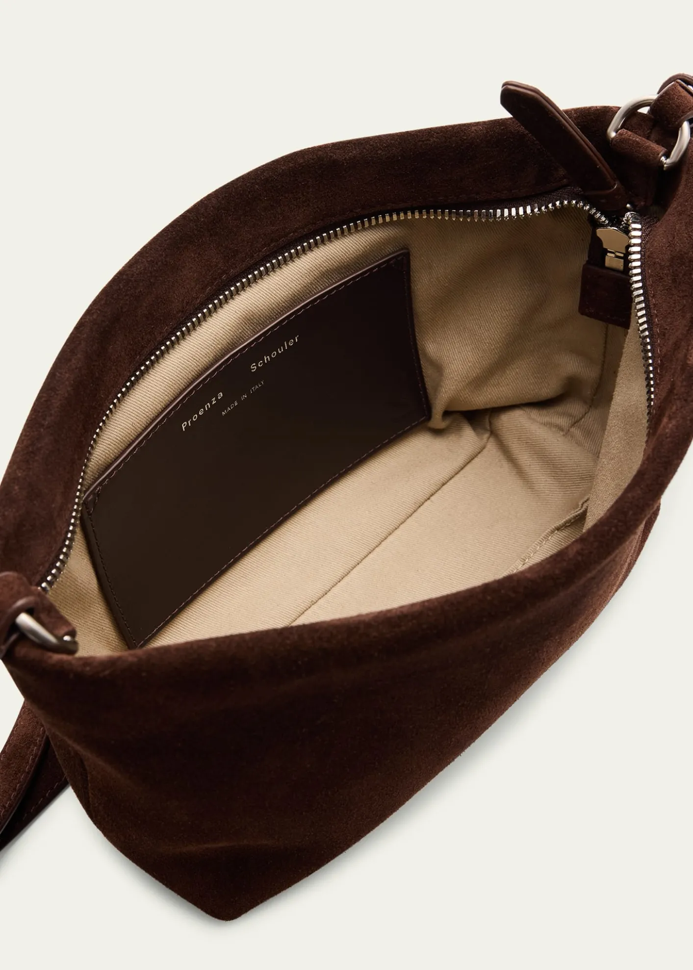 Proenza SchoulerBond Zip Suede Shoulder Bag