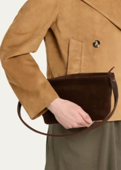 Proenza SchoulerBond Zip Suede Shoulder Bag