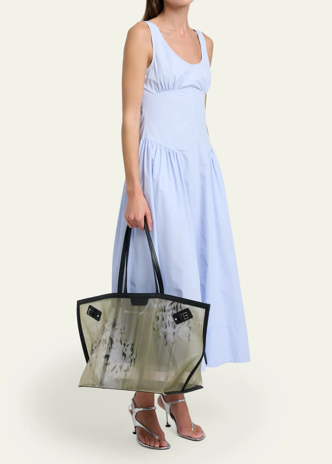 Proenza SchoulerDays Printed Mesh Carryall Tote Bag