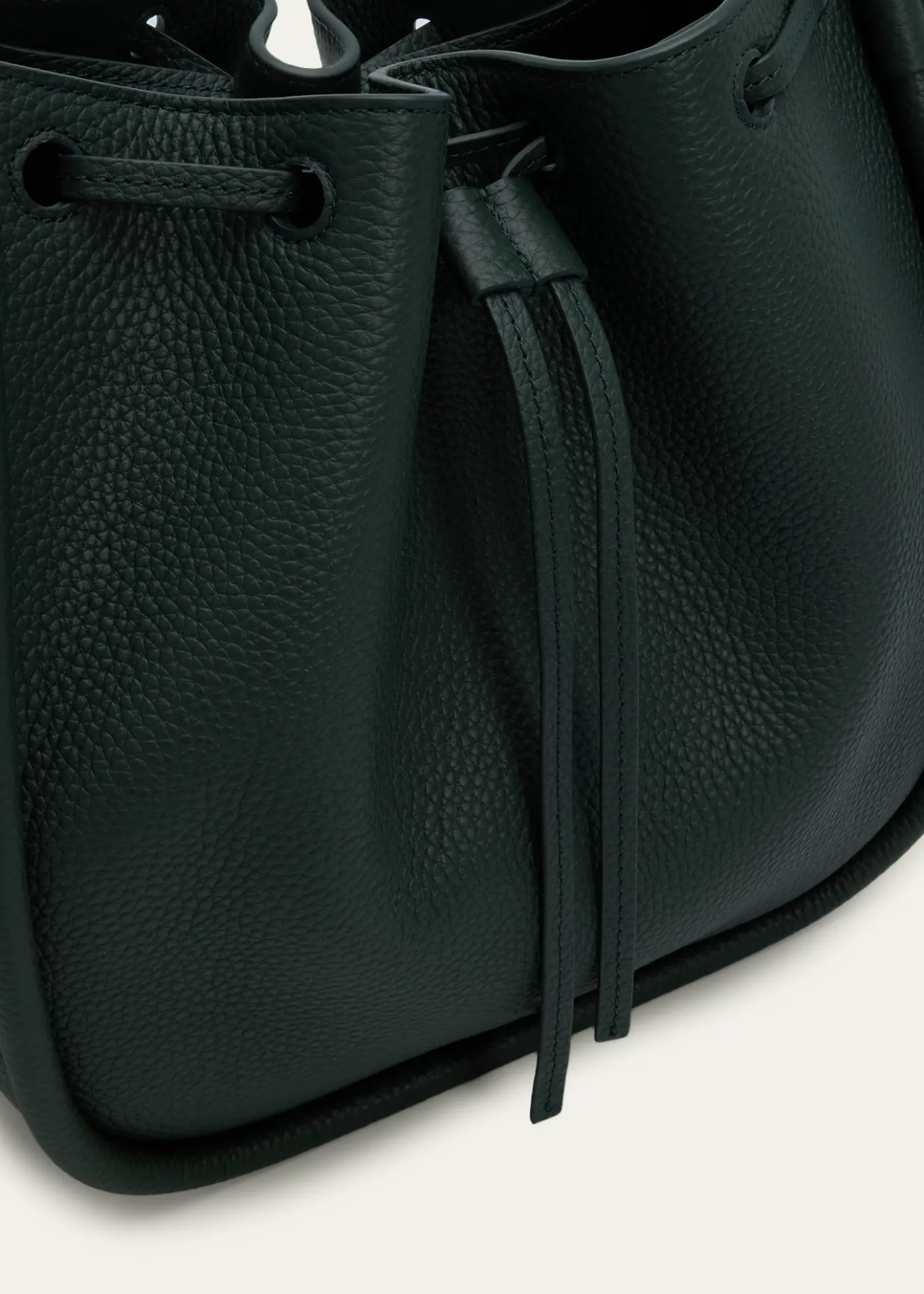 Proenza SchoulerLarge Ruched Pebbled Leather Tote Bag