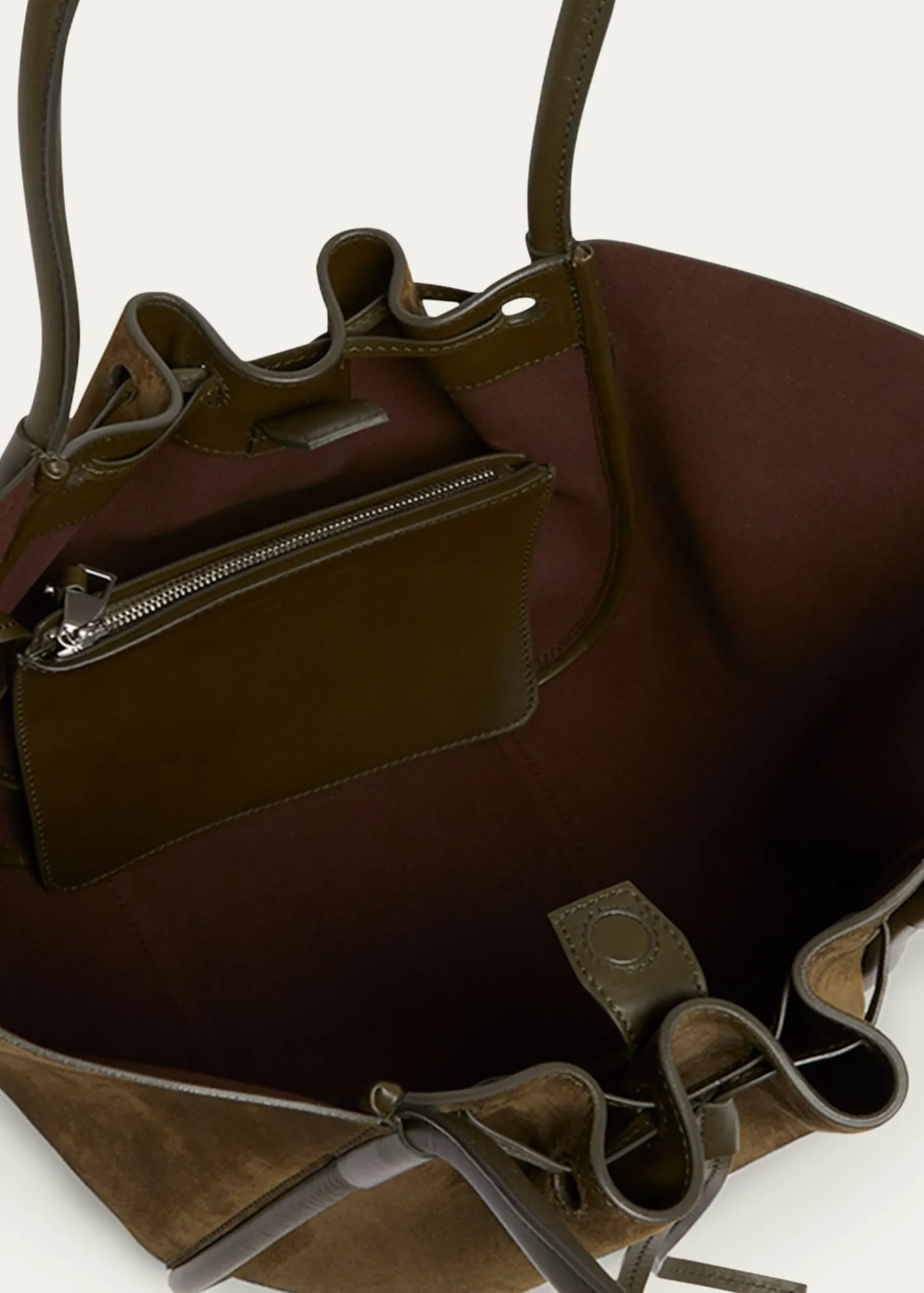 Proenza SchoulerLarge Ruched Tote in Soft Suede