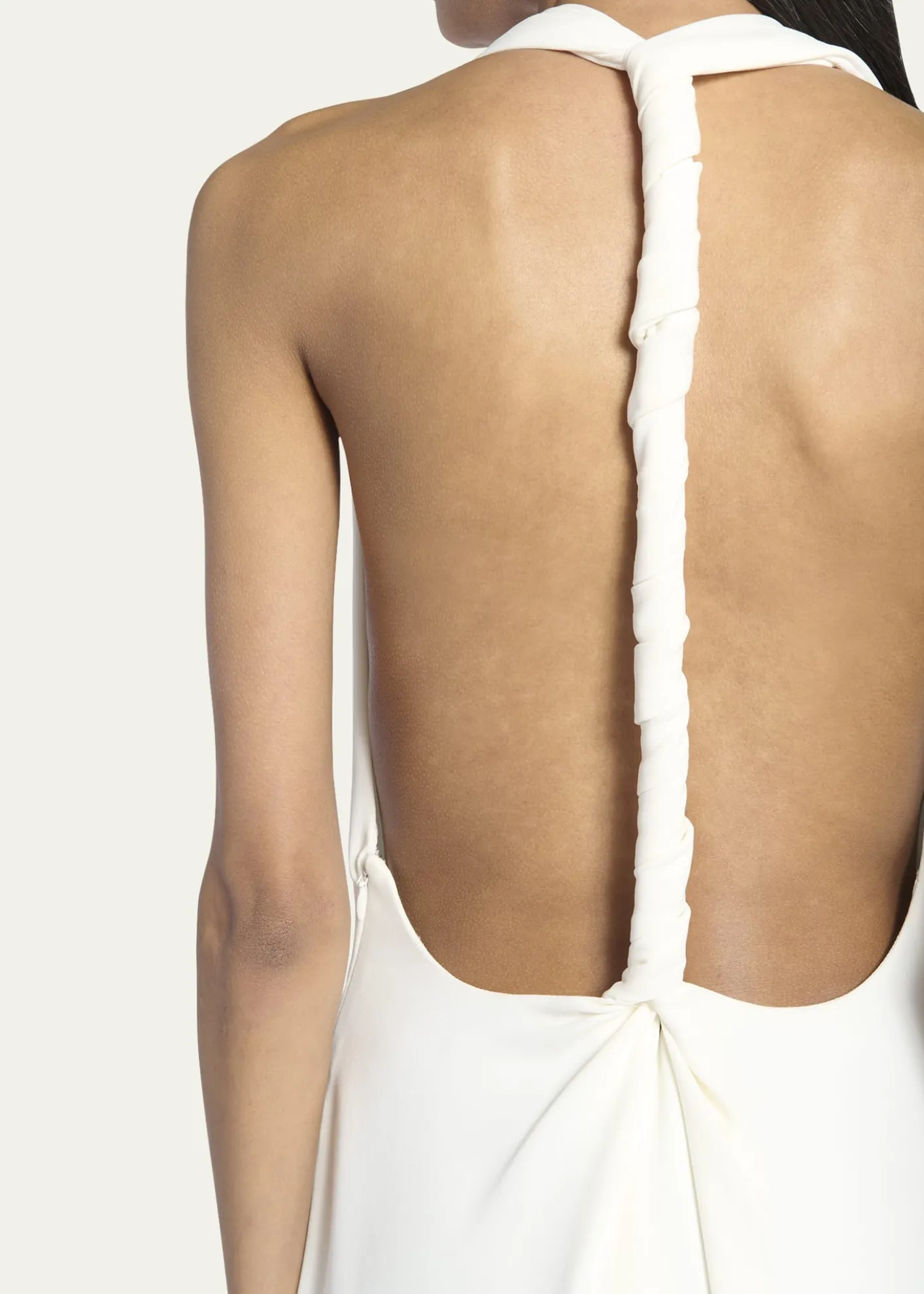 Proenza SchoulerMatte Viscose Crepe Twist Back Dress