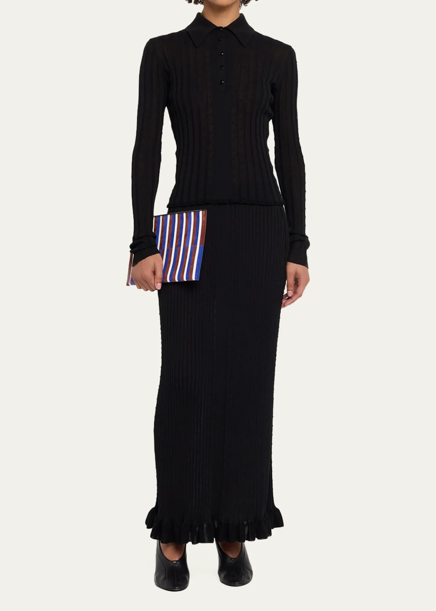 Proenza SchoulerMonet Ribbed Maxi Skirt