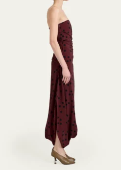 Proenza SchoulerNayara Printed Dot Stetch Viscose Dress