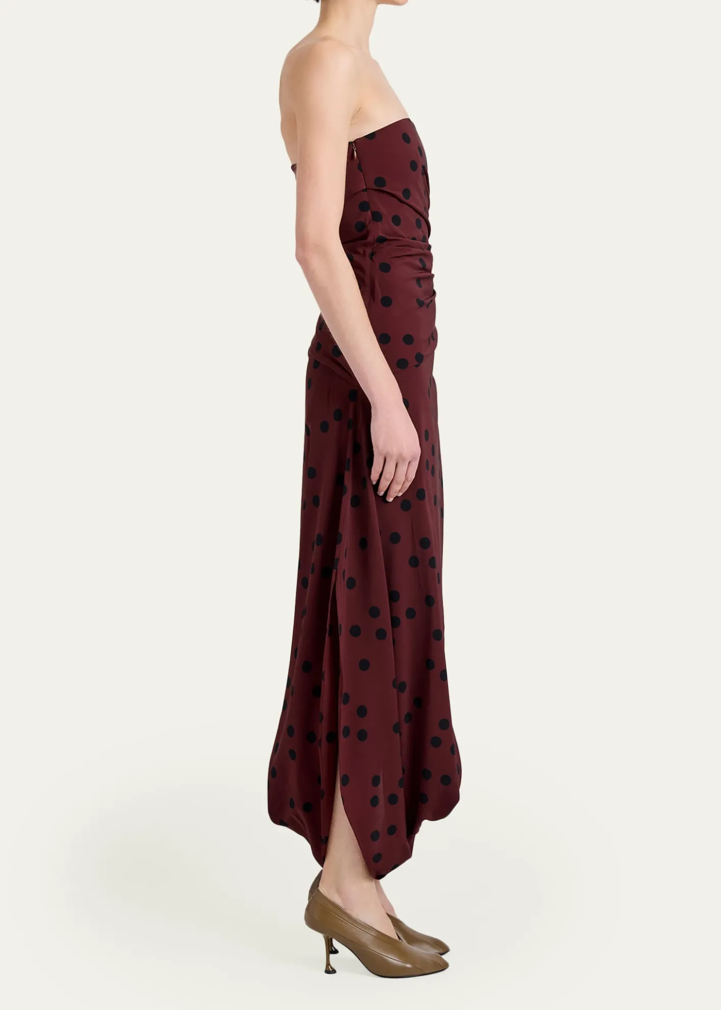 Proenza SchoulerNayara Printed Dot Stetch Viscose Dress