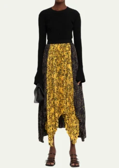 Proenza SchoulerPaulina Pleated Georgette Skirt