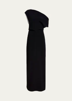 Proenza SchoulerRosina Draped Double-Crepe Dress