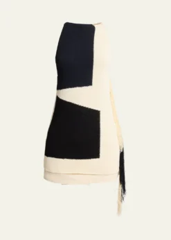 Proenza SchoulerSaskia Color-Block Textured Knit Top
