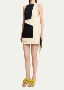 Proenza SchoulerSaskia Color-Block Textured Knit Top